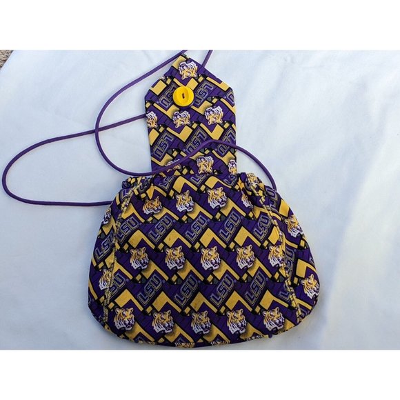 Necktie Purses by Carolyn -LSU Tigers purse - Picture 5 of 6